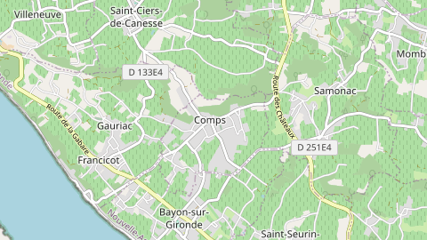 Carte de localisation de l'évènement