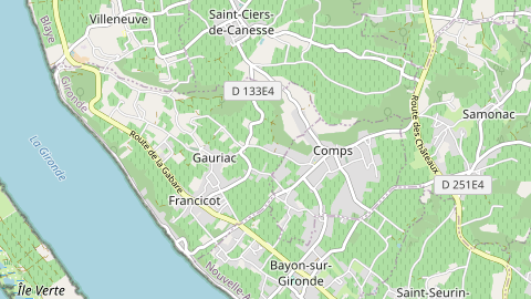 Carte de localisation de l'évènement