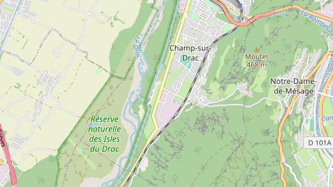Carte de localisation de l'évènement