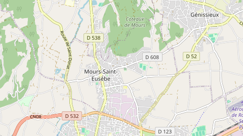 Carte de localisation de l'évènement