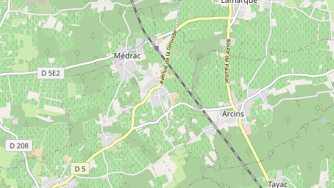 Carte de localisation de l'évènement