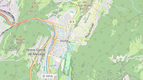 Carte de localisation de l'évènement