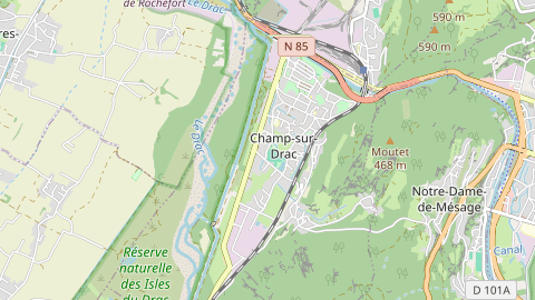 Carte de localisation de l'évènement