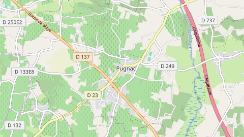 Carte de localisation de l'évènement