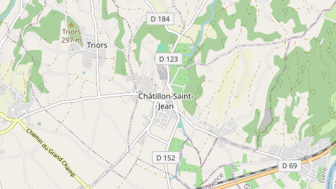 Carte de localisation de l'évènement