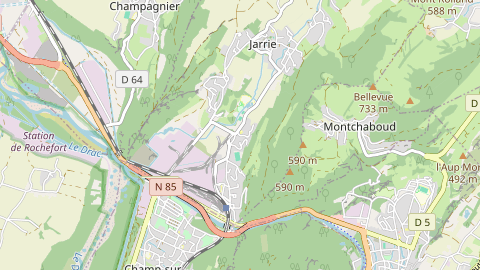 Carte de localisation de l'évènement