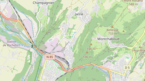 Carte de localisation de l'évènement