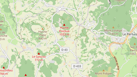 Carte de localisation de l'évènement