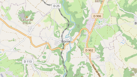 Carte de localisation de l'évènement