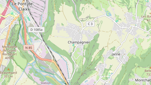 Carte de localisation de l'évènement