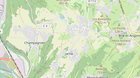 Carte de localisation de l'évènement