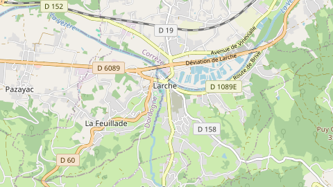 Carte de localisation de l'évènement