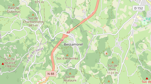 Carte de localisation de l'évènement
