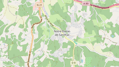 Carte de localisation de l'évènement