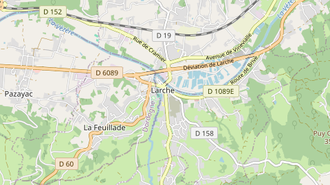 Carte de localisation de l'évènement