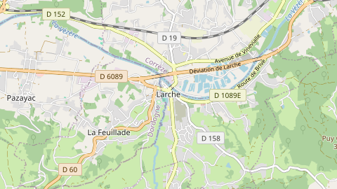Carte de localisation de l'évènement