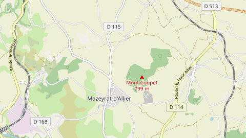 Carte de localisation de l'évènement