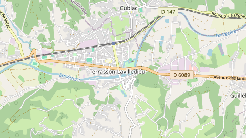 Carte de localisation de l'évènement