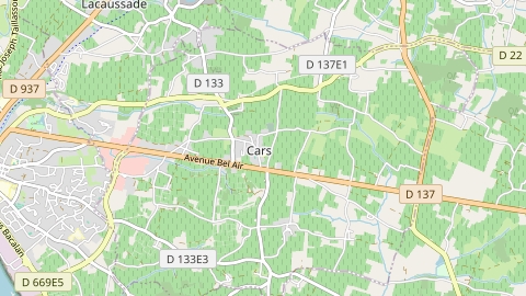 Carte de localisation de l'évènement