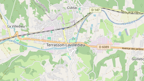 Carte de localisation de l'évènement