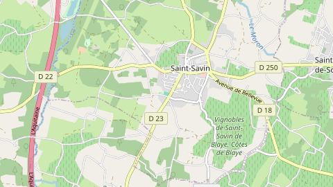 Carte de localisation de l'évènement