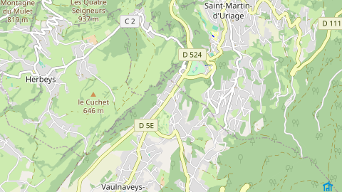 Carte de localisation de l'évènement