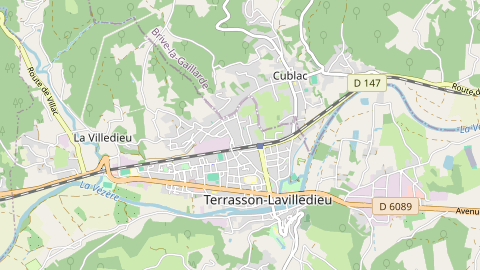 Carte de localisation de l'évènement