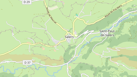 Carte de localisation de l'évènement