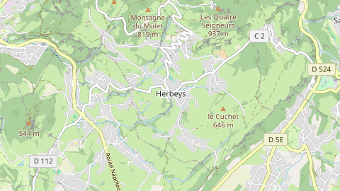 Carte de localisation de l'évènement
