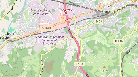 Carte de localisation de l'évènement