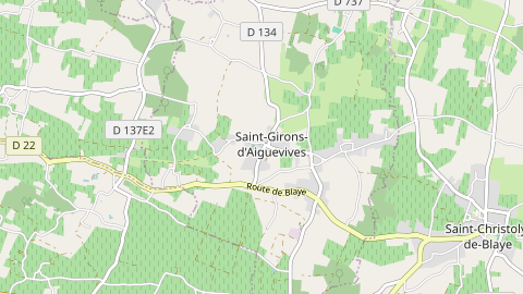 Carte de localisation de l'évènement