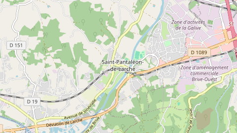 Carte de localisation de l'évènement