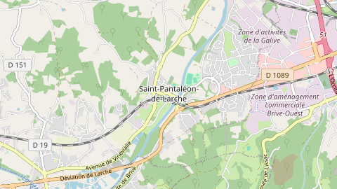 Carte de localisation de l'évènement