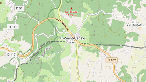 Carte de localisation de l'évènement