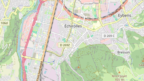 Carte de localisation de l'évènement