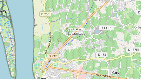 Carte de localisation de l'évènement