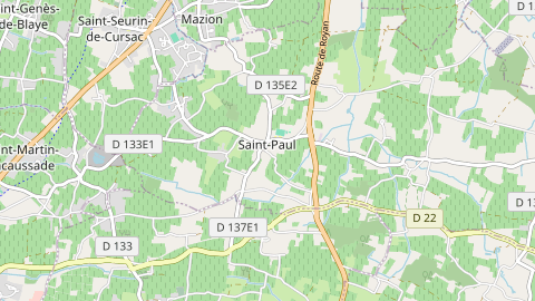 Carte de localisation de l'évènement