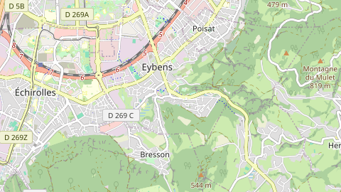 Carte de localisation de l'évènement