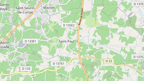 Carte de localisation de l'évènement