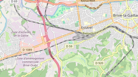 Carte de localisation de l'évènement