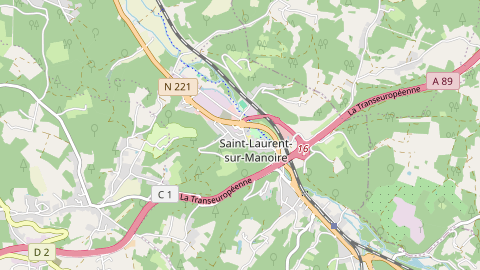 Carte de localisation de l'évènement