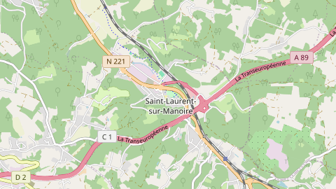 Carte de localisation de l'évènement