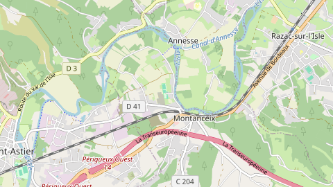 Carte de localisation de l'évènement