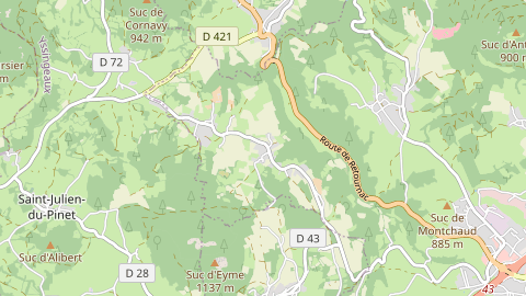 Carte de localisation de l'évènement