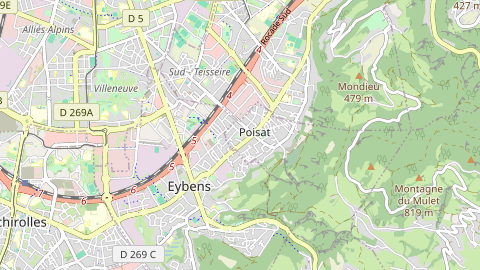 Carte de localisation de l'évènement