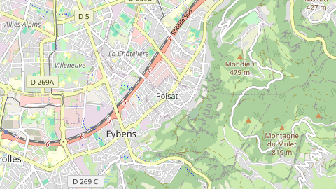 Carte de localisation de l'évènement