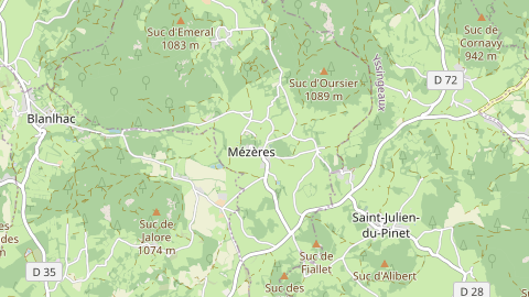 Carte de localisation de l'évènement