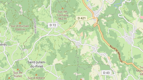 Carte de localisation de l'évènement