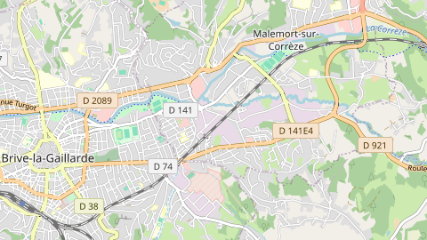 Carte de localisation de l'évènement