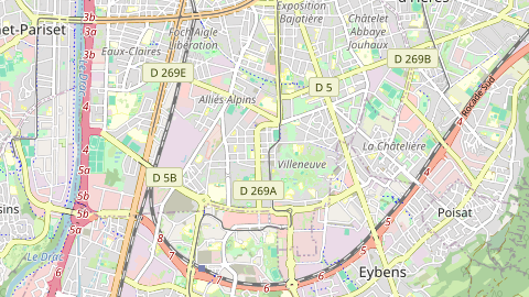 Carte de localisation de l'évènement